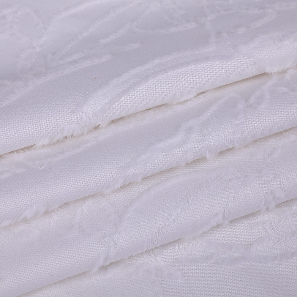 자카드 트림 실 통기성 고급 코튼 실크 레이디 니트 직물 자카드 트림 실 통기성 고급 코튼 실크 레이디 니트 직물