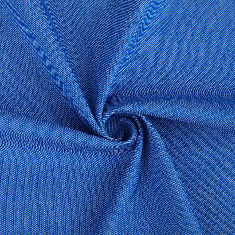 단면 Jacquard Twill 소프트 울 셔츠 직물