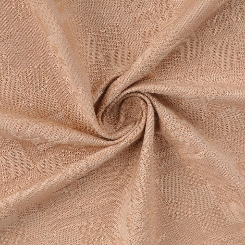 편안한 피부 친화적 인 Jacquard Mercerized Transfer Knitted 직물