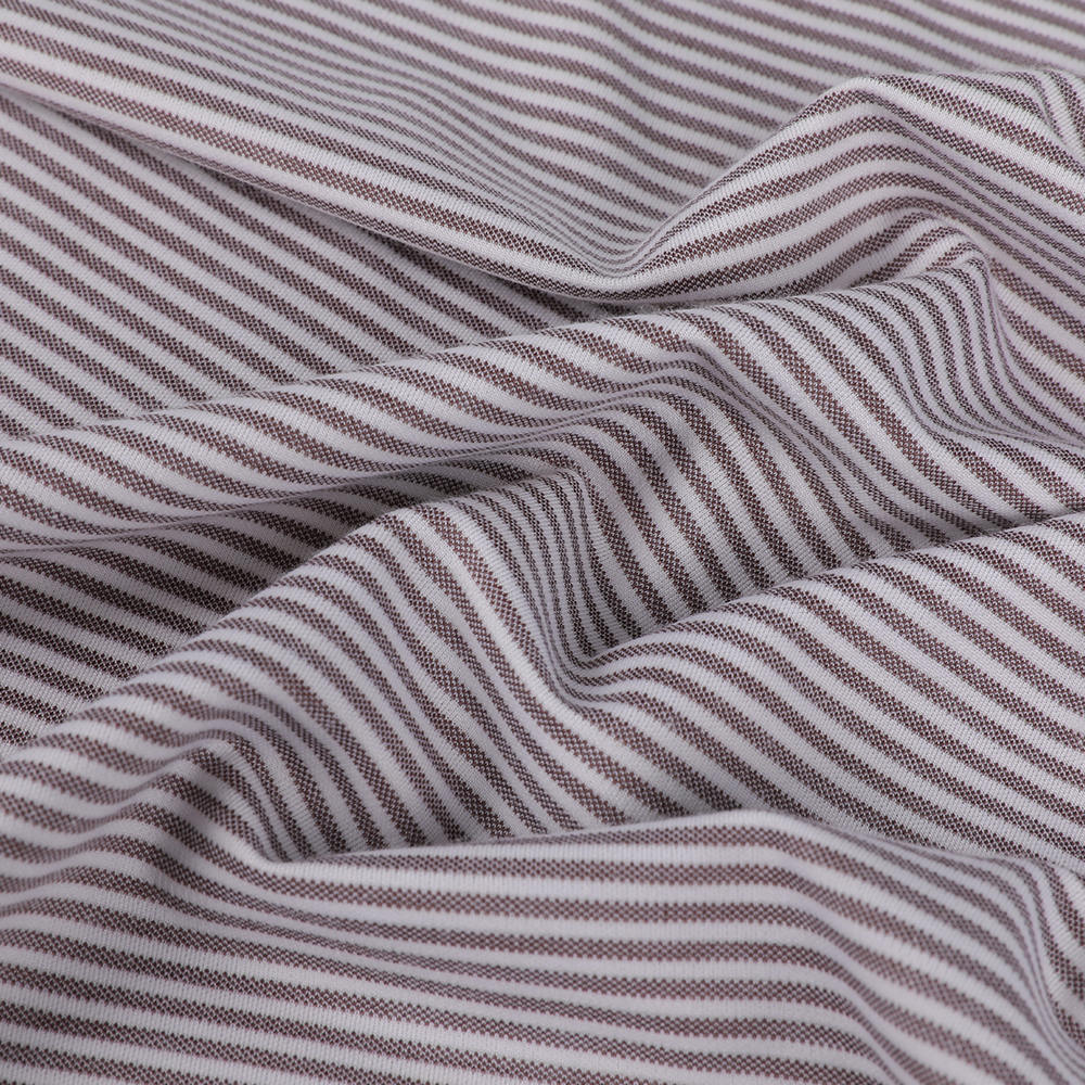 양모 부드러운 피부 친화적 인 줄무늬 셔츠 직물 양모 부드러운 피부 친화적 인 줄무늬 셔츠 직물